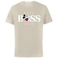 thumbnail image 1 of Disney Mickey Mouse Thumbs Up Best Boss Ever Employer Gift- Short Sleeve Cotton T-Shirt for Adults - Customized-Natural, 1 of 5