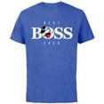 thumbnail image 1 of Disney Mickey Mouse Thumbs Up Best Boss Ever Employer Gift- Short Sleeve Cotton T-Shirt for Adults - Customized-Royal Heather, 1 of 5