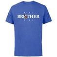 thumbnail image 1 of Disney Mickey Mouse Thumbs Up Best Brother Ever Family- Short Sleeve Cotton T-Shirt for Adults - Customized-Royal Heather, 1 of 5