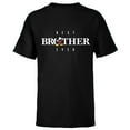 thumbnail image 1 of Disney Mickey Mouse Thumbs Up Best Brother Ever Family- Short Sleeve T-Shirt for Kids - Customized-Black, 1 of 5