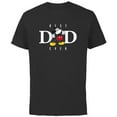 thumbnail image 1 of Disney Mickey Mouse Thumbs Up Best Dad Ever Father’s Day - Short Sleeve Cotton T-Shirt for Adults - Customized-Black, 1 of 5