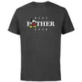 thumbnail image 1 of Disney Mickey Mouse Thumbs Up Best Father Ever Father’s Day - Short Sleeve Cotton T-Shirt for Adults - Customized-Charcoal, 1 of 5