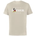 thumbnail image 1 of Disney Mickey Mouse Thumbs Up Best Father Ever Father’s Day - Short Sleeve Cotton T-Shirt for Adults - Customized-Natural, 1 of 5