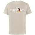 thumbnail image 1 of Disney Mickey Mouse Thumbs Up Best Husband Ever Family- Short Sleeve Cotton T-Shirt for Adults - Customized-Natural, 1 of 5