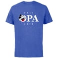 thumbnail image 1 of Disney Mickey Mouse Thumbs Up Best Opa Ever Father’s Day - Short Sleeve Cotton T-Shirt for Adults - Customized-Royal Heather, 1 of 5