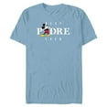 thumbnail image 1 of Disney Mickey Mouse Thumbs Up Best Padre Ever Día del Padre - Short Sleeve Blended T-Shirt for Adults - Customized-Ocean Blue, 1 of 5