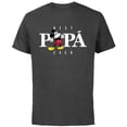 thumbnail image 1 of Disney Mickey Mouse Thumbs Up Best Papá Ever Día del Padre - Short Sleeve Cotton T-Shirt for Adults - Customized-Charcoal, 1 of 5