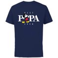 thumbnail image 1 of Disney Mickey Mouse Thumbs Up Best Papa Ever Father’s Day - Short Sleeve Cotton T-Shirt for Adults - Customized-Navy, 1 of 5
