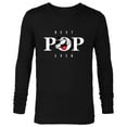 thumbnail image 1 of Disney Mickey Mouse Thumbs Up Best Pop Ever Father’s Day - Long Sleeve T-Shirt for Men - Customized-Black, 1 of 5