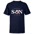 thumbnail image 1 of Disney Mickey Mouse Thumbs Up Best Son Ever Family- Short Sleeve T-Shirt for Kids - Customized-Navy, 1 of 5