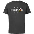 thumbnail image 1 of Disney Mickey Mouse Thumbs Up Best Stepdad Ever Father’s Day - Short Sleeve Cotton T-Shirt for Adults - Customized-Charcoal, 1 of 5