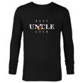 thumbnail image 1 of Disney Mickey Mouse Thumbs Up Best Uncle Ever Father’s Day - Long Sleeve T-Shirt for Men - Customized-Black, 1 of 5