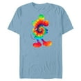 thumbnail image 1 of Disney Mickey Mouse Tie Dye Silhouette - Short Sleeve Blended T-Shirt for Adults - Customized-Ocean Blue, 1 of 5