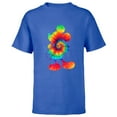 thumbnail image 1 of Disney Mickey Mouse Tie Dye Silhouette - Short Sleeve T-Shirt for Kids - Customized-Royal, 1 of 5