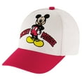 thumbnail image 1 of Disney Mickey Mouse Toddler Baseball Hat for Boys Kids Cap Size 2-4 or 4-7, 1 of 6
