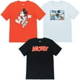thumbnail image 1 of Disney Mickey Mouse Toddler Boys 3 Pack T-Shirts Black / Blue / Red 3T, 1 of 5