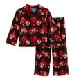thumbnail image 1 of Disney Mickey Mouse Toddler Boys Check Christmas Santa Pajama Set, Size 2T, 1 of 1