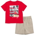 thumbnail image 1 of Disney Mickey Mouse Toddler Boys Cosplay T-Shirt and Shorts Outfit Set Toddler to Big Kid, 1 of 5