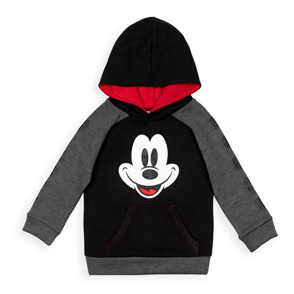 Disney Mickey Mouse Toddler Boys Fleece Hoodie Toddler to Big Kid