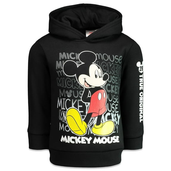 Disney Mickey Mouse Toddler Boys Fleece Pullover Hoodie Infant to Big Kid