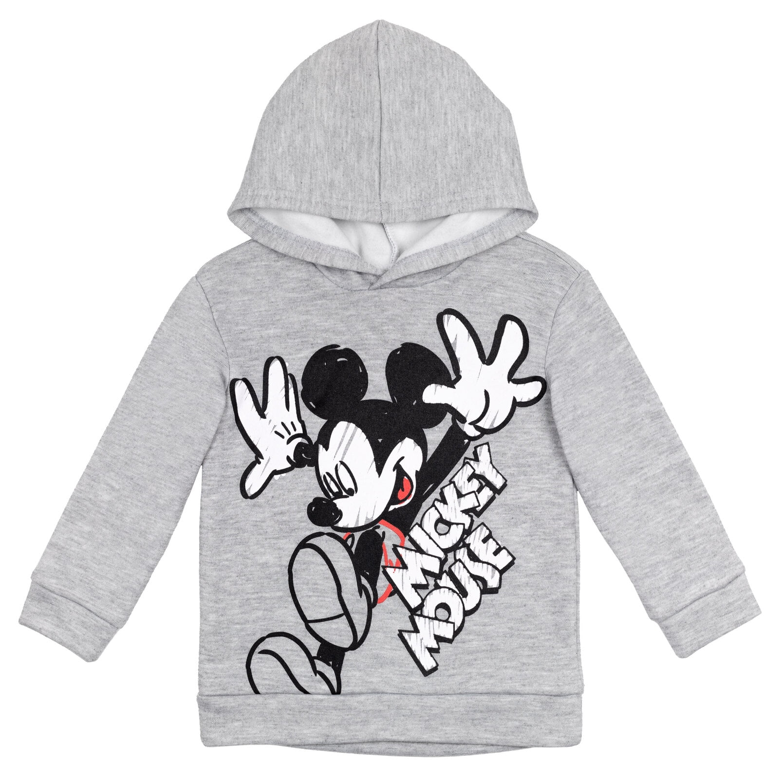  Disney Sudadera Mickey Mouse para niños - Playwear Fleece  Pullover Hoodie (Tamaño: 2T-7), Mickey y sus amigos gris : Ropa, Zapatos y  Joyería