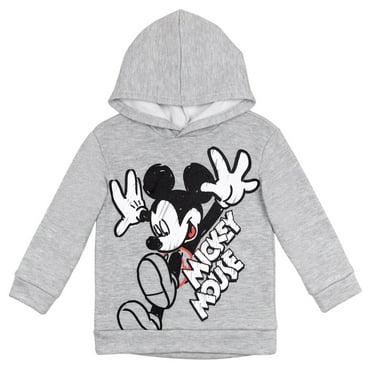 Disney Mickey Mouse Toddler Boys Fleece Pullover Hoodie Toddler to Big Kid