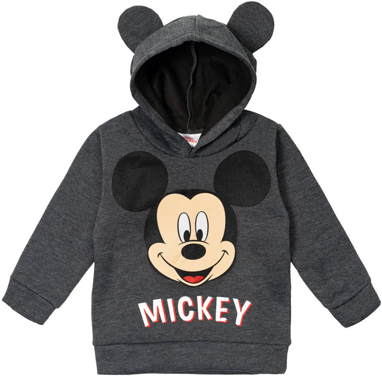  Disney Sudadera Mickey Mouse para niños - Playwear Fleece  Pullover Hoodie (Tamaño: 2T-7), Mickey y sus amigos gris : Ropa, Zapatos y  Joyería