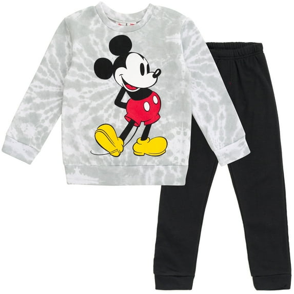 Disney Mickey Mouse Toddler Boys Fleece Sweatshirt and Pants Set Toddler to Little Kid