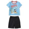 thumbnail image 1 of Disney Mickey Mouse Toddler Boys Graphic Tee with Cotton Shorts 2 Pieces Summer Outfit Set Size 2T, 1 of 8