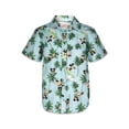 thumbnail image 1 of Disney Mickey Mouse Toddler Boys Hawaiian Button Down Dress Shirt, 1 of 5