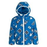 Mouse Zip Lining Disney Mickey Mouse Toddler Boys' Hooded Zip-Up Puffer Coat Navy ...