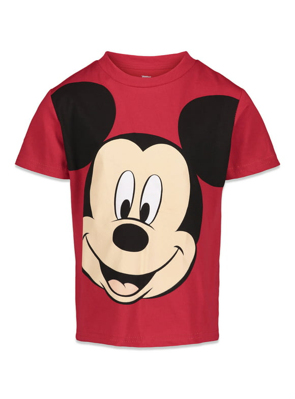 Disney Mickey Mouse Toddler Boys T-Shirt Red Mickey Mouse 5T