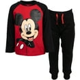 thumbnail image 1 of Disney Mickey Mouse Toddler Boys T-Shirt and French Terry Pants Toddler to Big Kid, 1 of 5