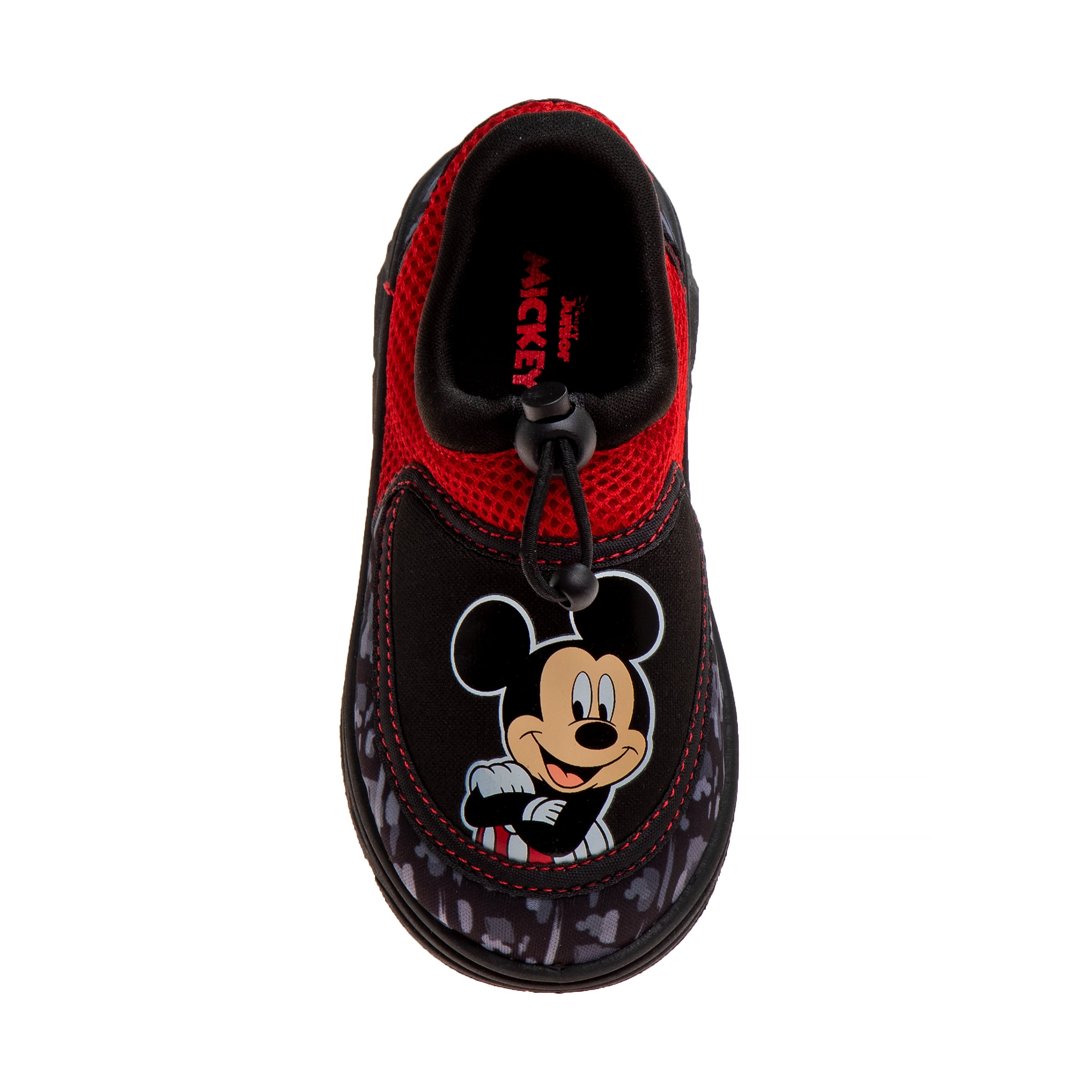 Disney Mickey Mouse Toddler Boys Water Shoes with Bungee Cord Closure