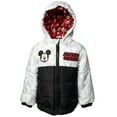 thumbnail image 1 of Disney Mickey Mouse Toddler Boys Zip Up Winter Coat Puffer Jacket Toddler, 1 of 5