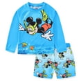 thumbnail image 1 of Disney Mickey Mouse UPF 50+ Rash Guard and Swim Trunks Swimsuit (Boys), 2 Piece Set, Sizes 12M-7, 1 of 7