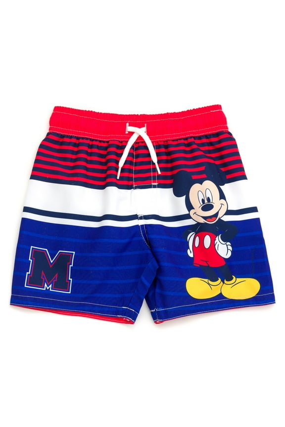 Mickey Mouse UPF 50+ Swim Trunks Bathing Suit Infant to Little Kid