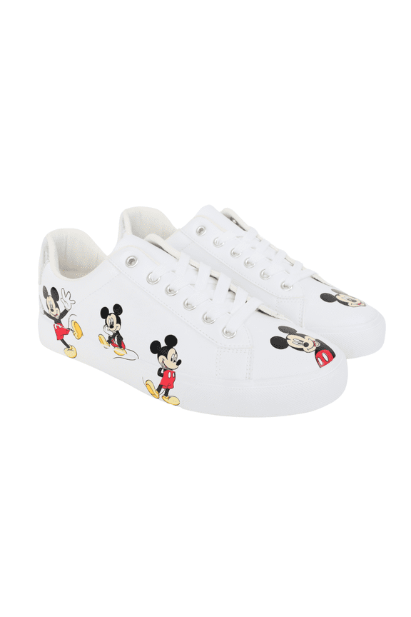 Disney Mickey Mouse Unisex Women's Retro Court Sneaker