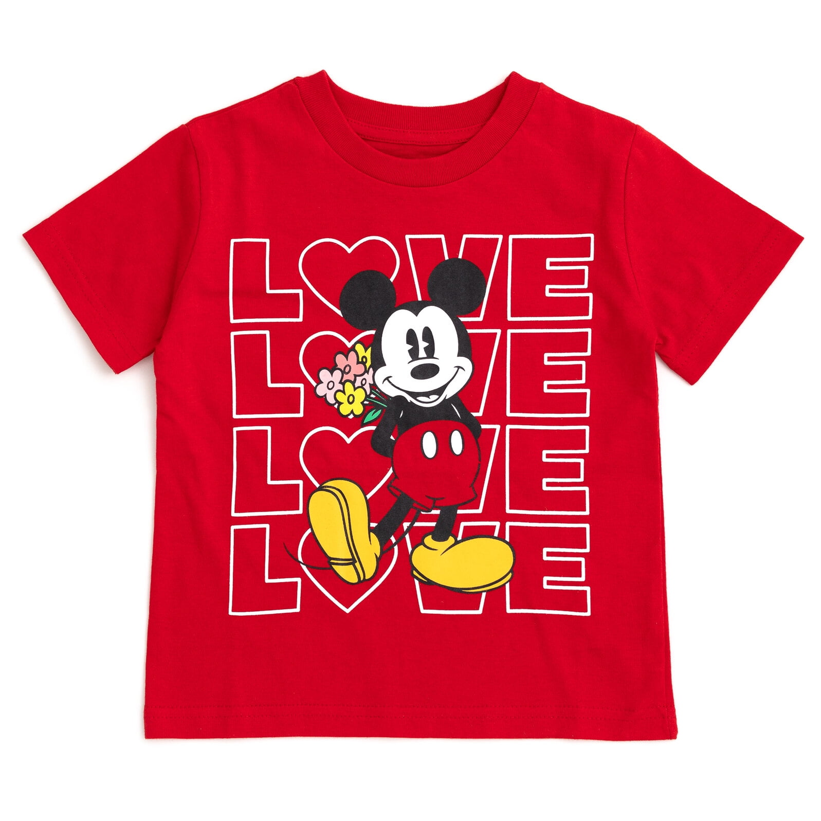 Disney Mickey Mouse Christmas Little Boys T-Shirt Toddler to Big