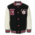thumbnail image 1 of Disney Mickey Mouse Varsity Bomber Jacket Toddler to Big Kid, 1 of 5