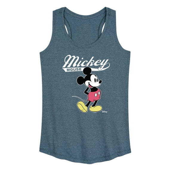 Disney - Mickey Mouse Varsity - Women's Racerback Graphic Tank