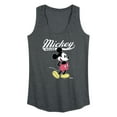 thumbnail image 1 of Disney - Mickey Mouse Varsity - Women's Racerback Graphic Tank, 1 of 3