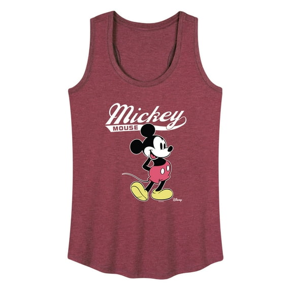 Disney - Mickey Mouse Varsity - Women's Racerback Graphic Tank