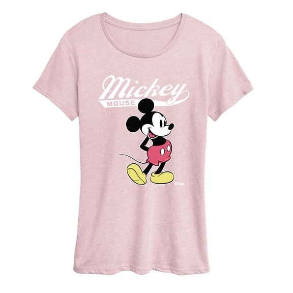Disney - Mickey Mouse Varsity - Women's Short Sleeve Graphic T-Shirt