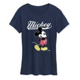 thumbnail image 1 of Disney - Mickey Mouse Varsity - Women's Short Sleeve Graphic T-Shirt, 1 of 4