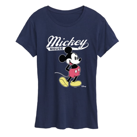 Disney - Mickey Mouse Varsity - Women's Short Sleeve Graphic T-Shirt