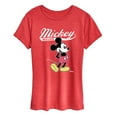thumbnail image 1 of Disney - Mickey Mouse Varsity - Women's Short Sleeve Graphic T-Shirt, 1 of 4