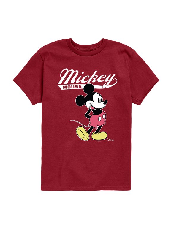 - Mickey Mouse Varsity Boys' Short Sleeve Graphic T-Shirt
