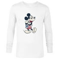thumbnail image 1 of Disney Mickey Mouse Vintage Americana - Long Sleeve T-Shirt for Men - Customized-White, 1 of 5