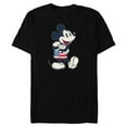 thumbnail image 1 of Disney Mickey Mouse Vintage Americana - Short Sleeve Blended T-Shirt for Adults - Customized-Black, 1 of 5